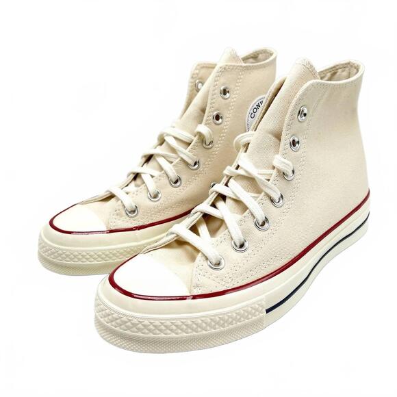 NEW CONVERSE men's chuck 70's vintage canvas sneakers in cream - Picture 2 of 3